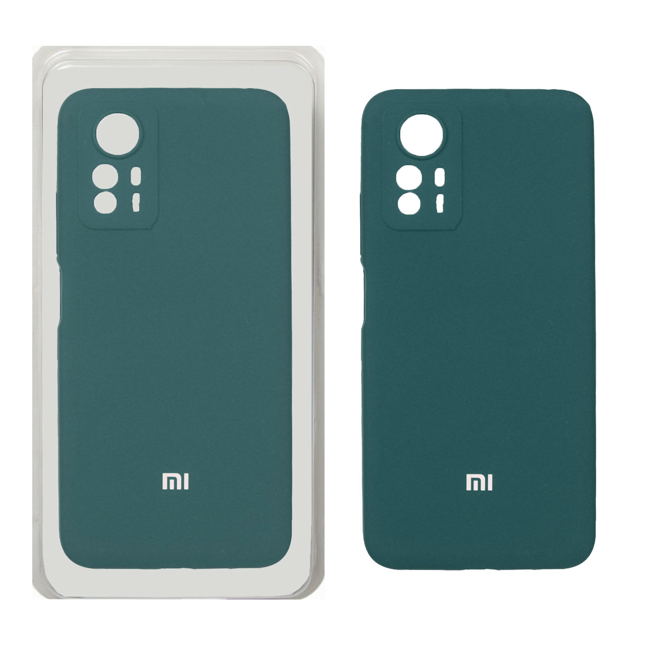 قاب سیلیکونی پاک کنی محافظ لنزدار اورجینال Xiaomi Redmi Note 12S - سبز (پک اصلی)